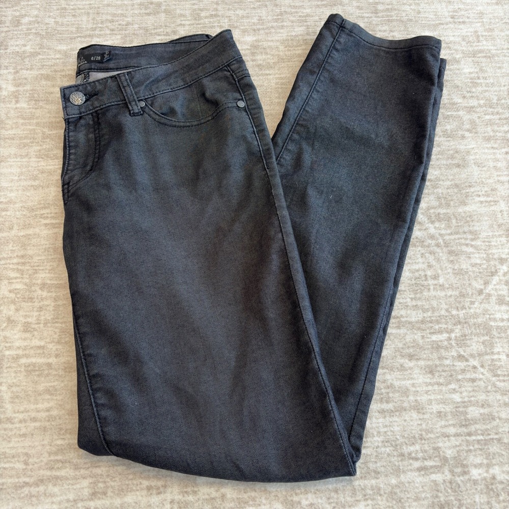 prAna Jada Jean Low-Rise Stretch Dark Denim Solid Women's Tall 31.5" Inseam 6/28